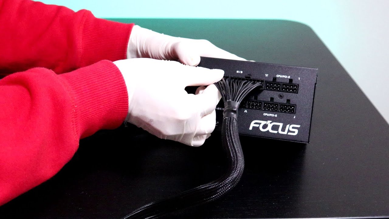 Installing a Fully Modular Power Supply Seasonic Focus 850w, Motherboard header cables