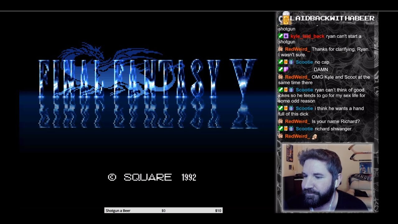 Final Fantasy V BEGINNING! | Blind Run | Crack a beer and hang out