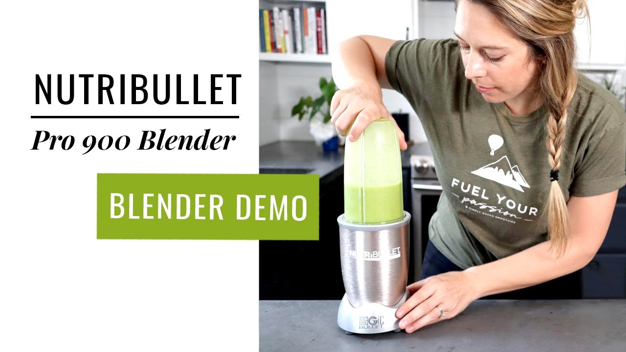 Демонстрация блендера NutriBullet Pro 900 Series