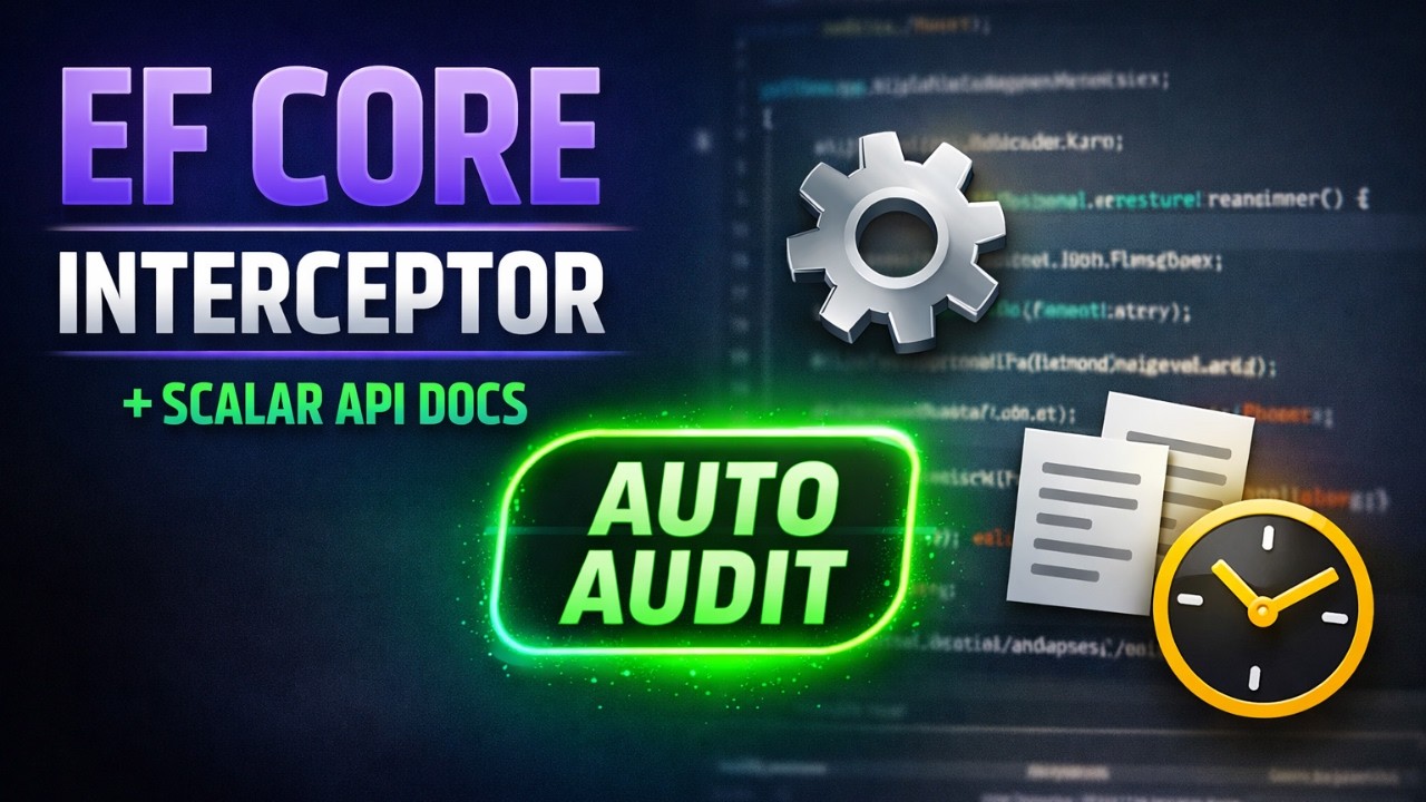 ASP.NET Core Web API Tutorial | Scalar API Docs + EF Core SaveChanges Interceptor (Auditing)