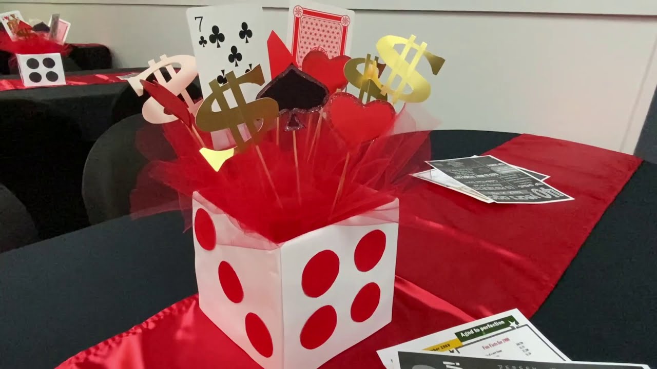 Dice Table Centerpiece
