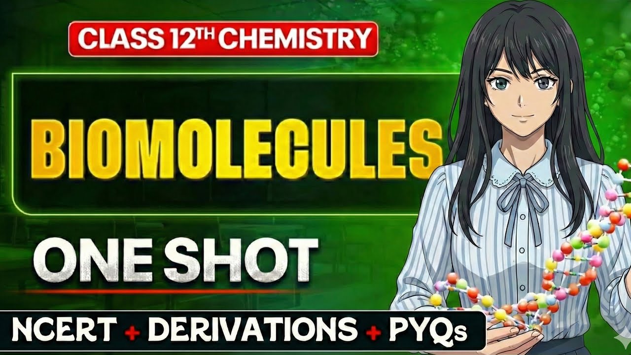 🔥 Biomolecules – Class 12 Chemistry | One Shot Explanation