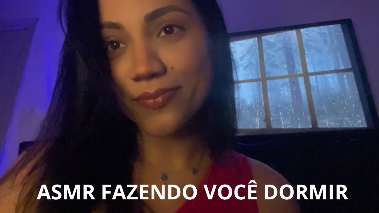 Cuidando de voc&ecirc; at&eacute; voc&ecirc; dormir/Leinha Asmr #asmr 
