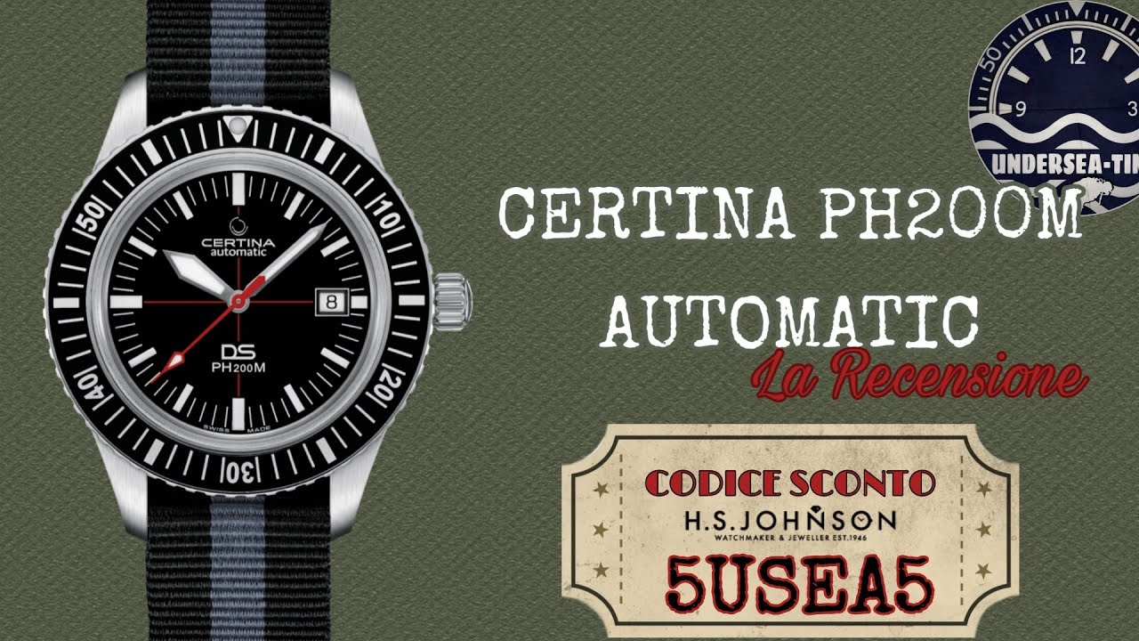 Certina DS PH200M Diver, Recensione in italiano