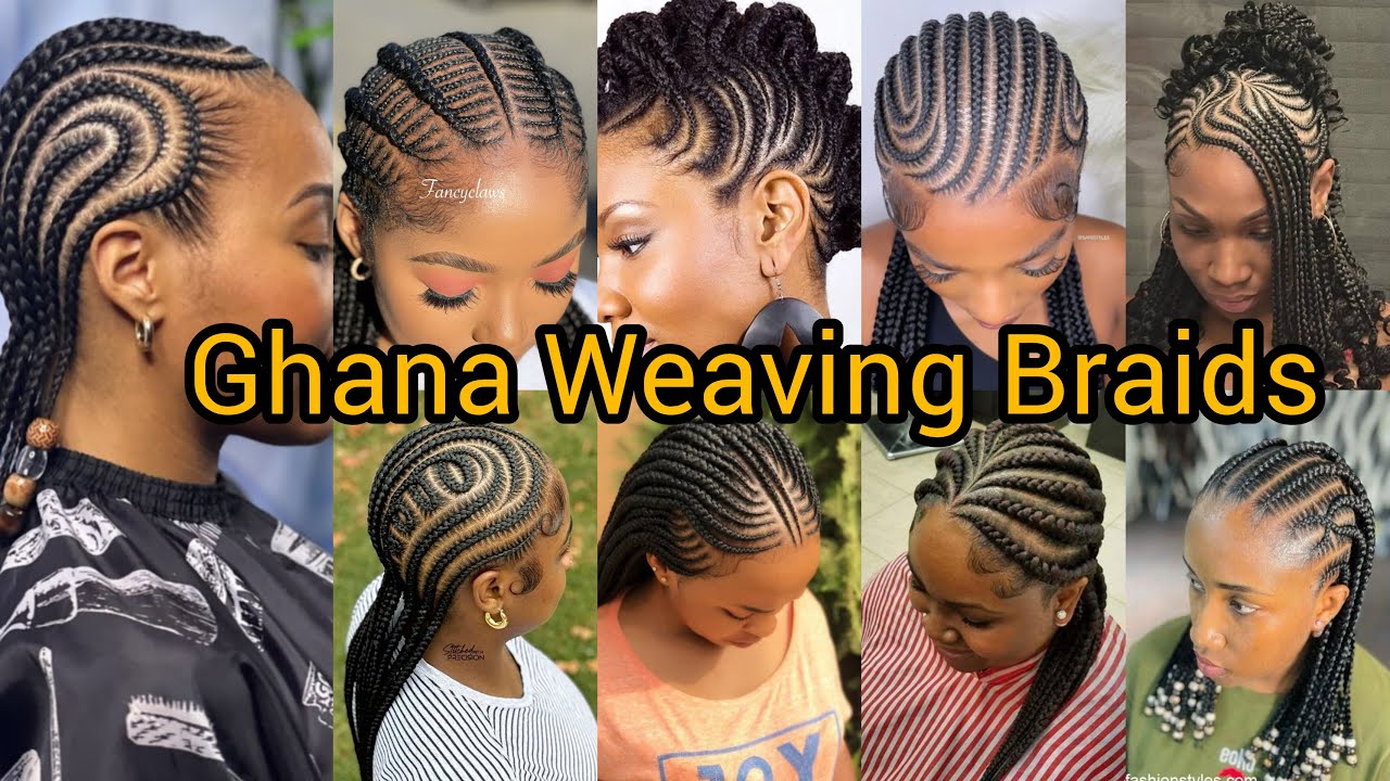 2026 Latest Ghana Weaving Cornrow Braids Hairstyles | All Back Braids for Black Women