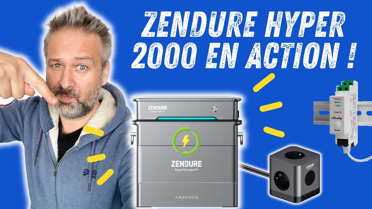 ⚡️ Zendure Hyper 2000 + Batterie AB2000S + Shelly Pro 3EM en actions ! ⚡️☀️