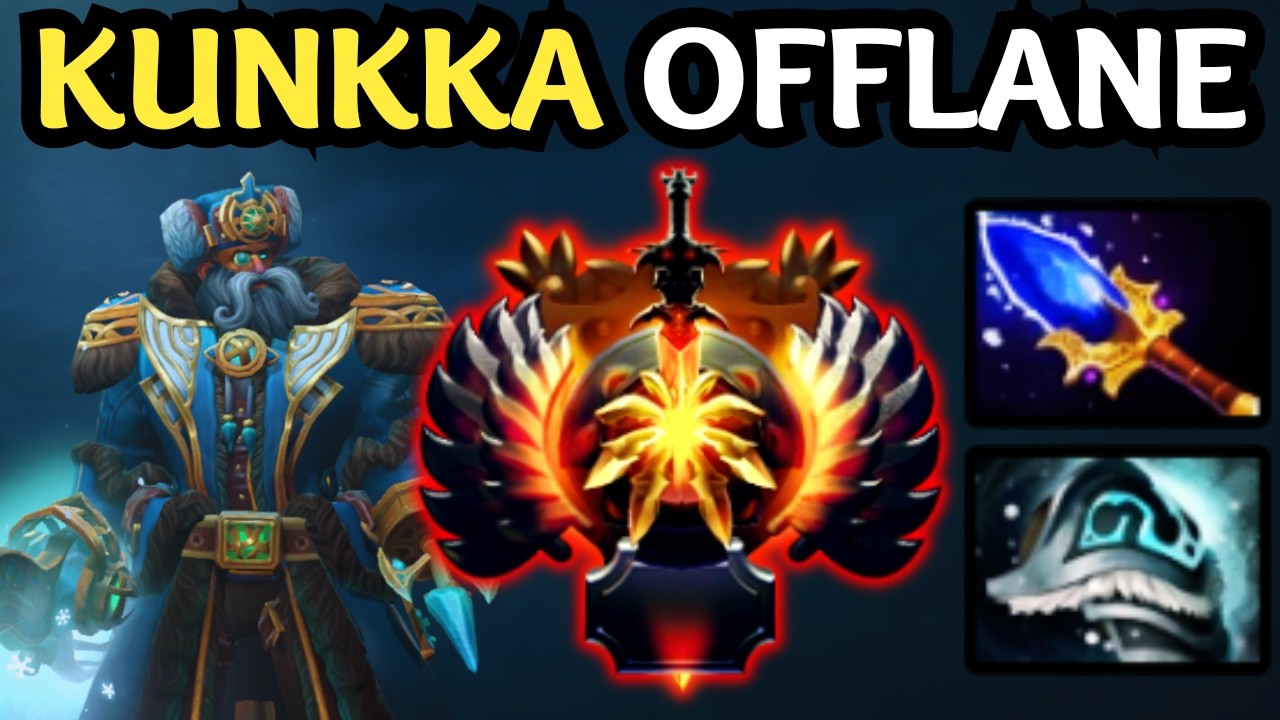 🔥 UNSTOPPABLE KUNKKA OFFLANE CONTROL 🔥 DOTA 2