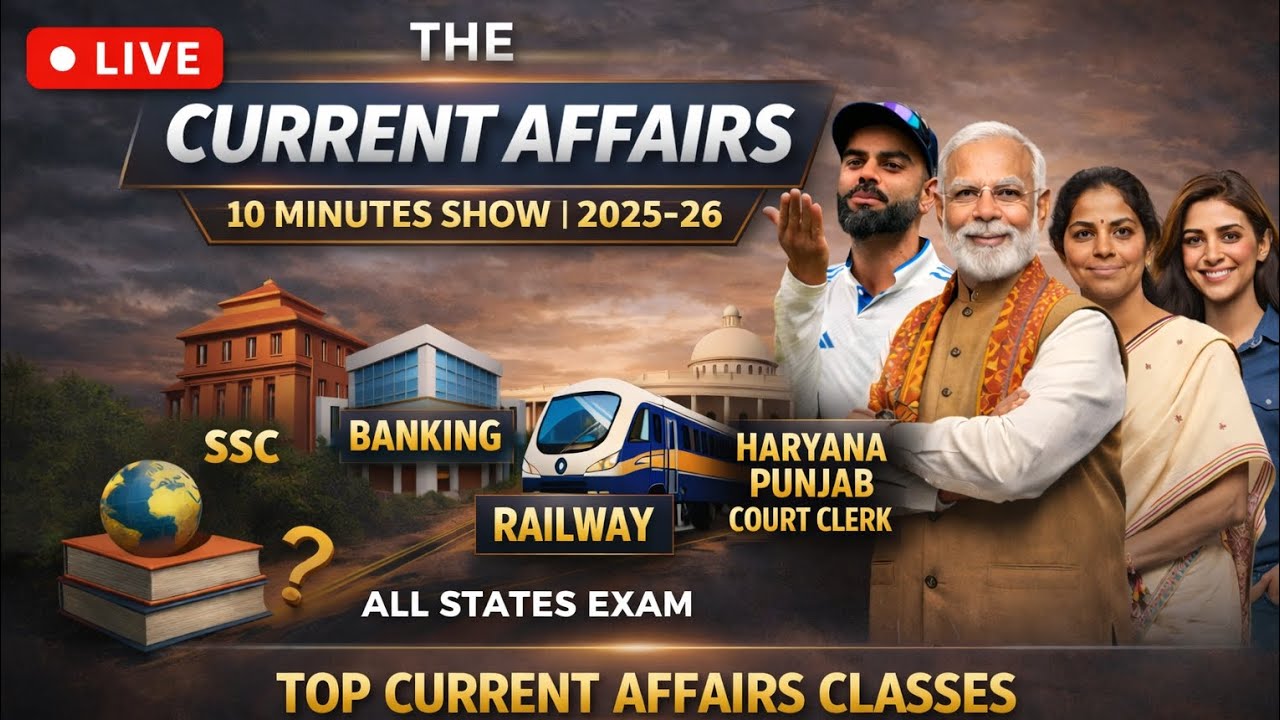 🔴CLASS 18 - #ssccurrentaffairs #cgl #cglstrategy #ssccgl #sscchsl #courtexam #clerk #currentaffairs