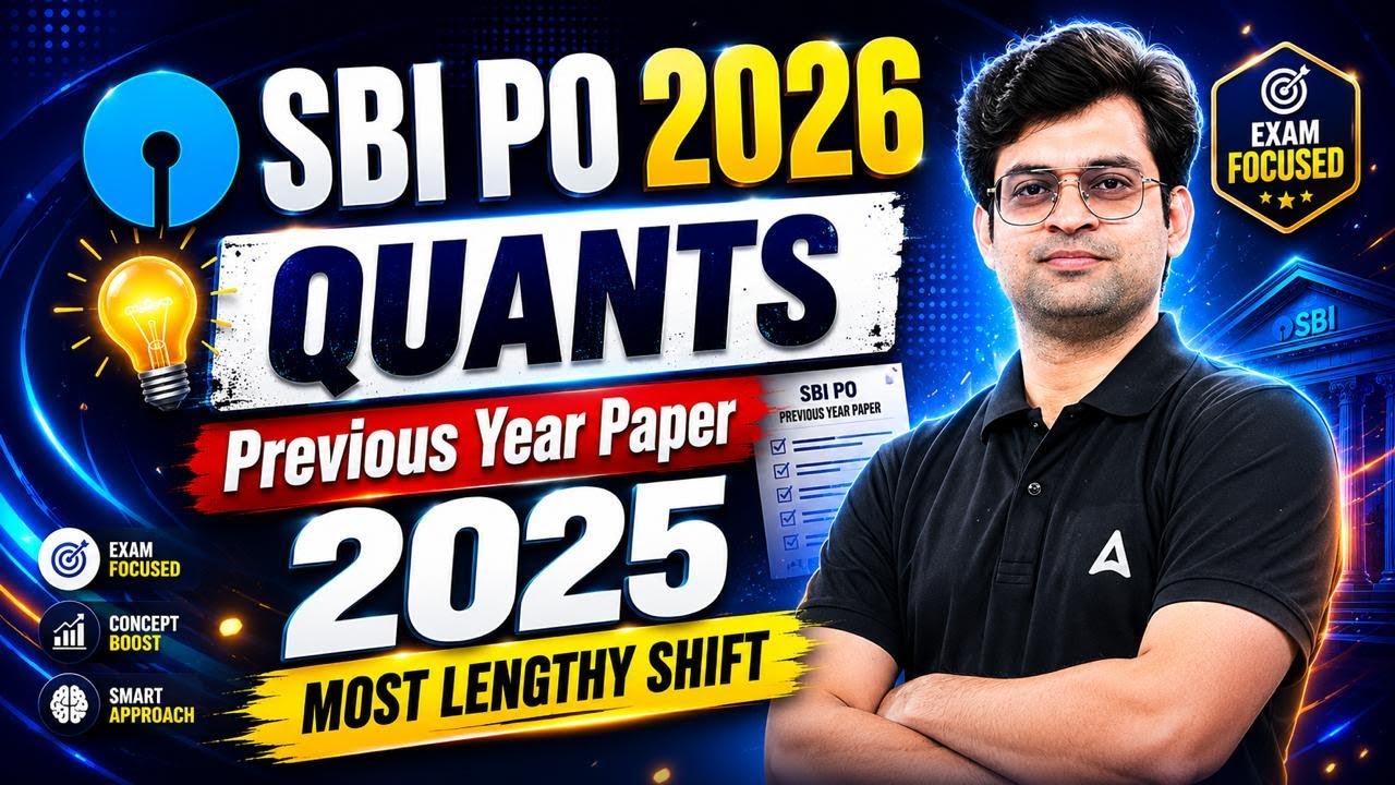 SBI PO 2026 | Quants Previous Year Paper 2025 Analysis | Most Lengthy Shift | By Navneet Sir