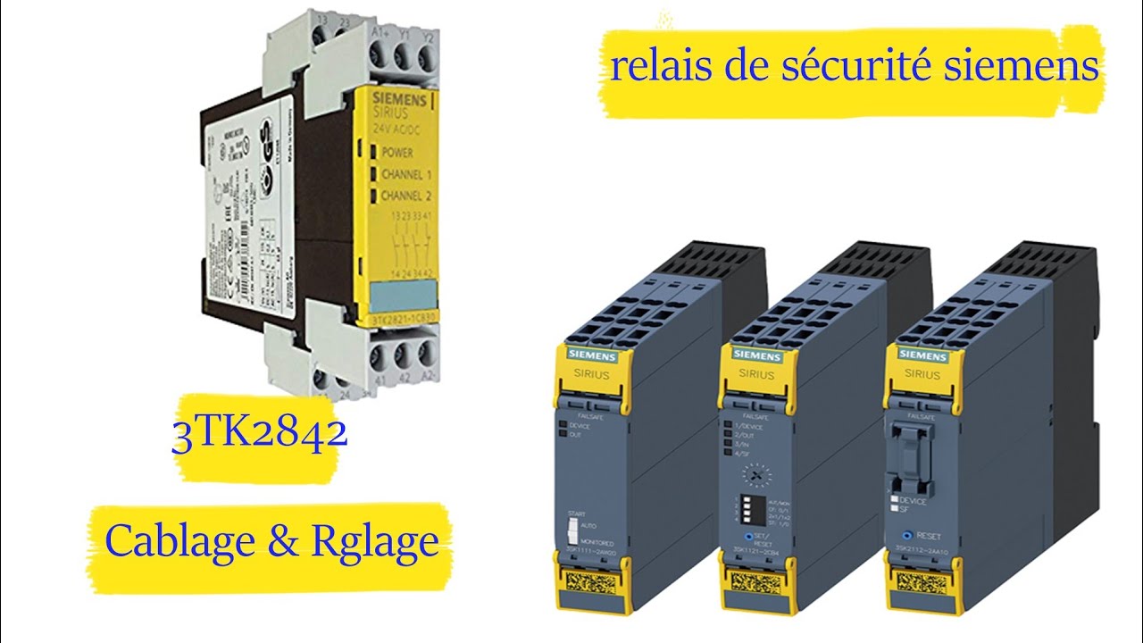 Relais de sécurité siemens 3TK2842 😊😊😊