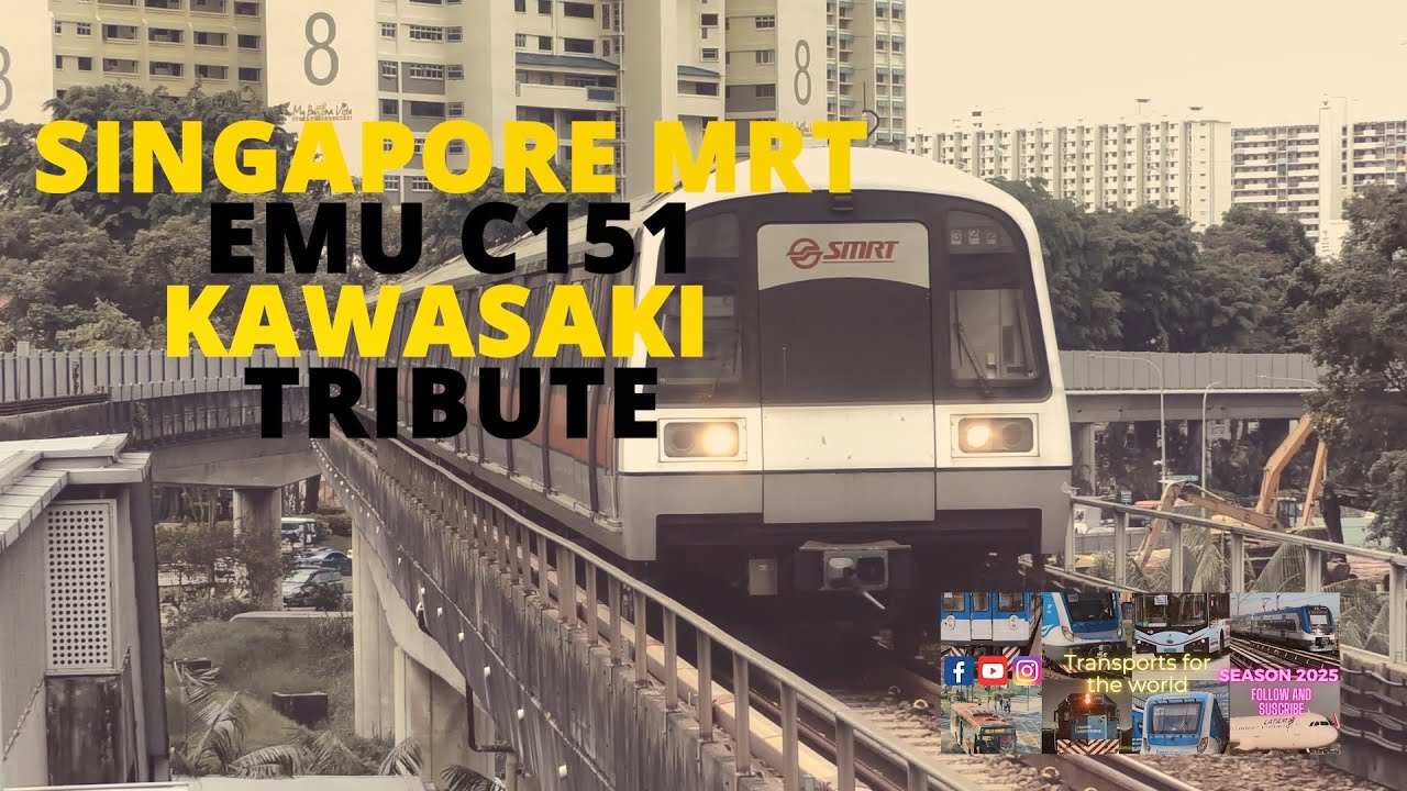 SINGAPORE MRT EMU C151 KAWASAKI TRIBUTE