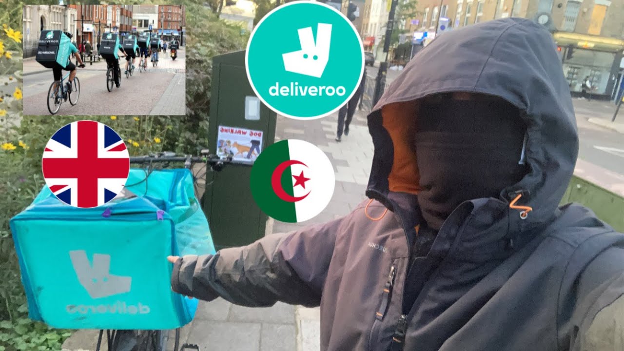 حياتي🇩🇿في بريطانيا🇬🇧الحلقة7: كdelivroo🛵خدمة توصيل الوجبات و كل ما يخص هذا العمل جزء 1🔥🥵💸