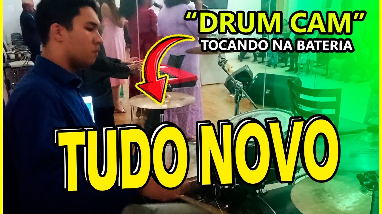DRUM CAM | TUDO NOVO - TOCANDO NA BATERIA