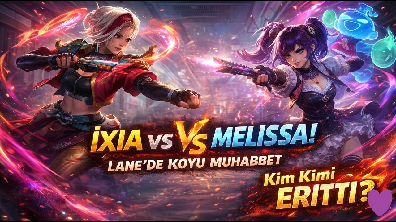 İXİA vs MELISSA! Lane’de Koyu Muhabbet 🔥 Kim Kimi Eritti? | Mobile Legends