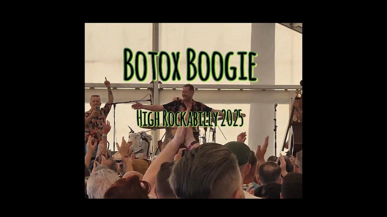 BOTOX BOOGIE The Real John Lewis & his Trio High Rockabilly 2025 With Crowd singing the brass Line