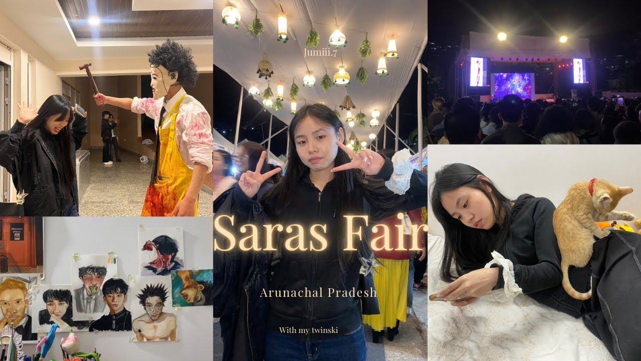 Arunachal Saras Fair with my twinskiii⭐️✨