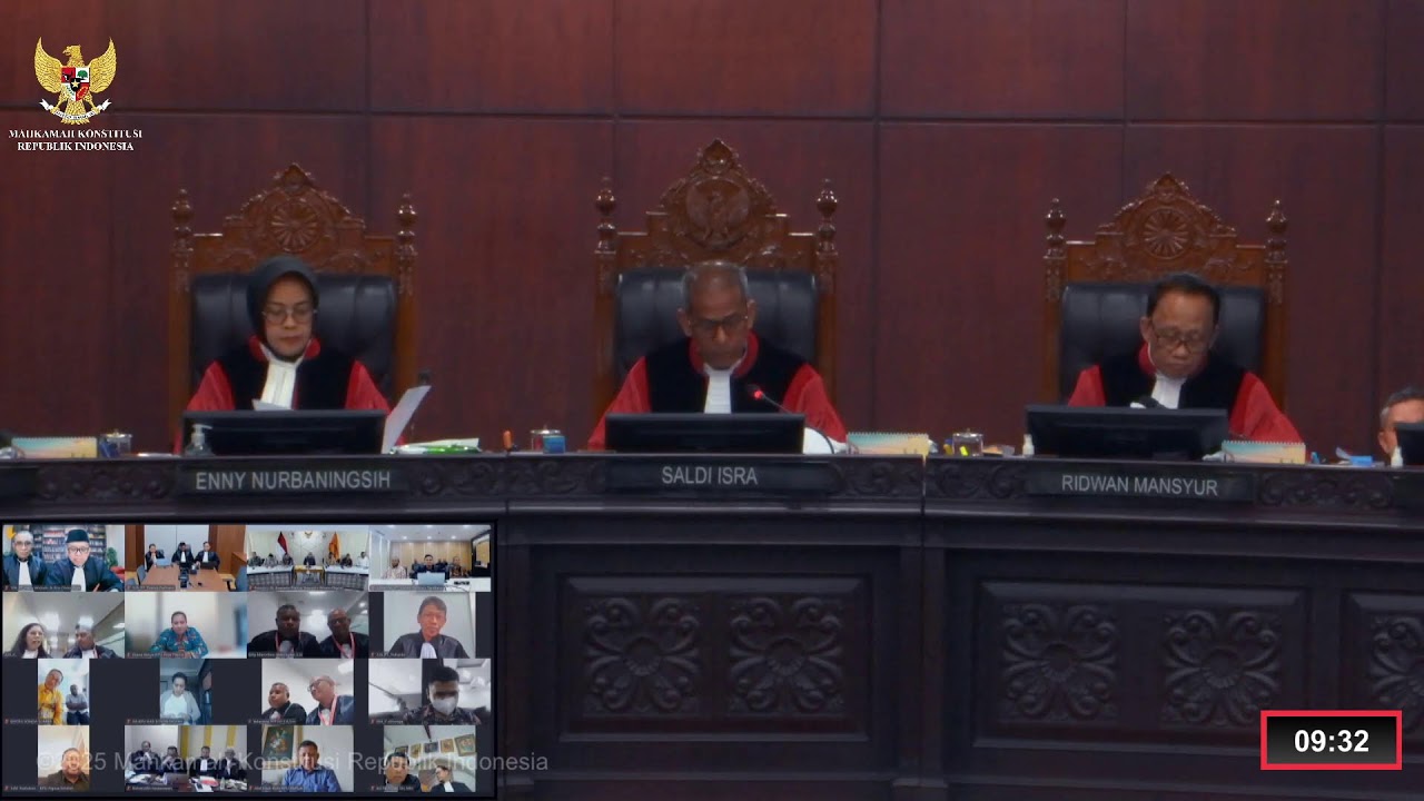 (Panel II) Sidang Perkara PHPU Gubernur dan Bupati, Tahun 2024 Selasa, 2 September 2025.