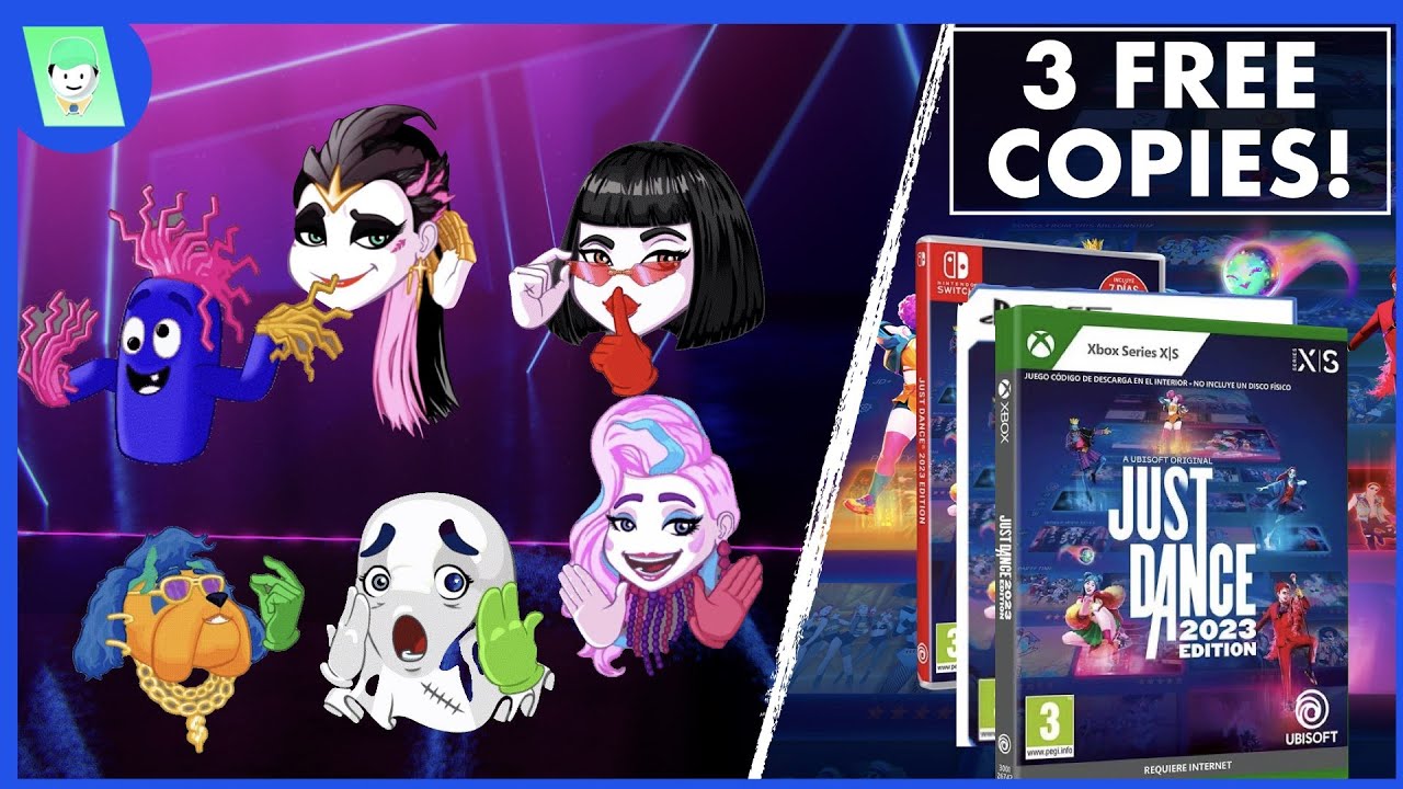 Guess the Just Dance Map by the sticker! + 3 FREE JD23E COPIES IN THE DESCRIPTION! #giveaway