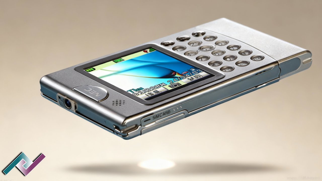 Распаковка NEC N900 (телефон размером с кредитную карту 2004 года)