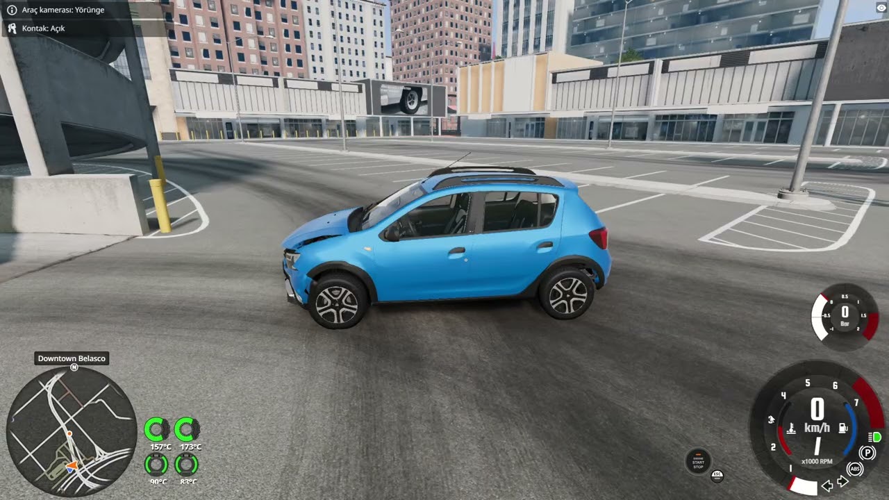 Yeni Arabamız Dodge BeamNG.drive Kariyer Yeniden  #5