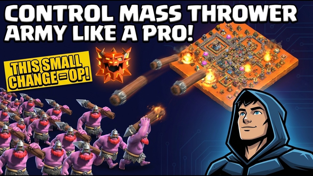 OP TH18 Throwers Army After Balance Changes | Best Town Hall 18 Ground Attack for War & Legends