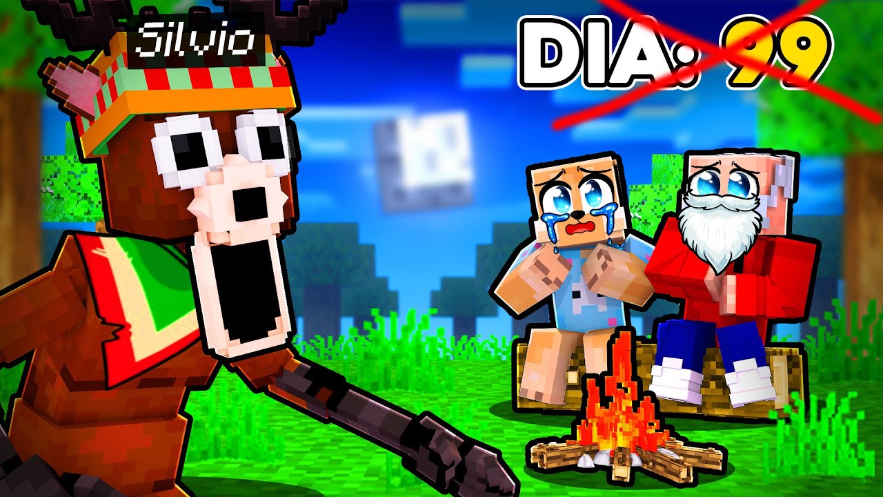 &iexcl;Minecraft PERO soy el VENADO de 99 NOCHES! 💀🦌🔥 SILVIOGAMER en 99 Noches en el Bosque y MINECRAFT