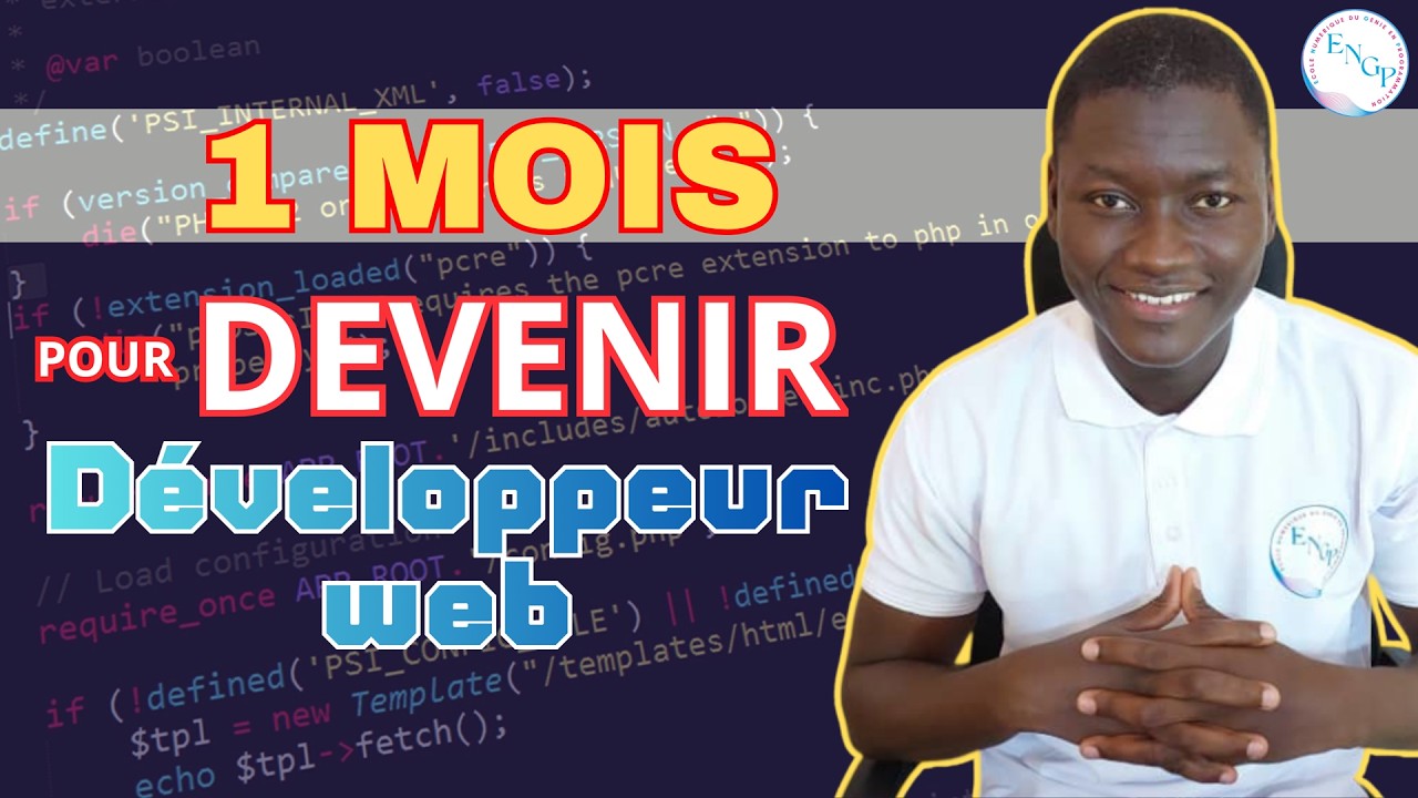 Voilà ENFIN ce qu'il te faut POUR DEVENIR Développeur WEB en 1 mois