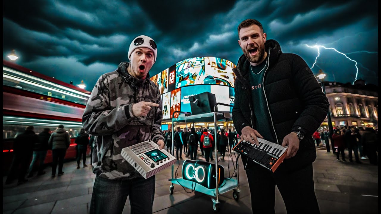 Street BEAT MAKING at NIGHT in London!