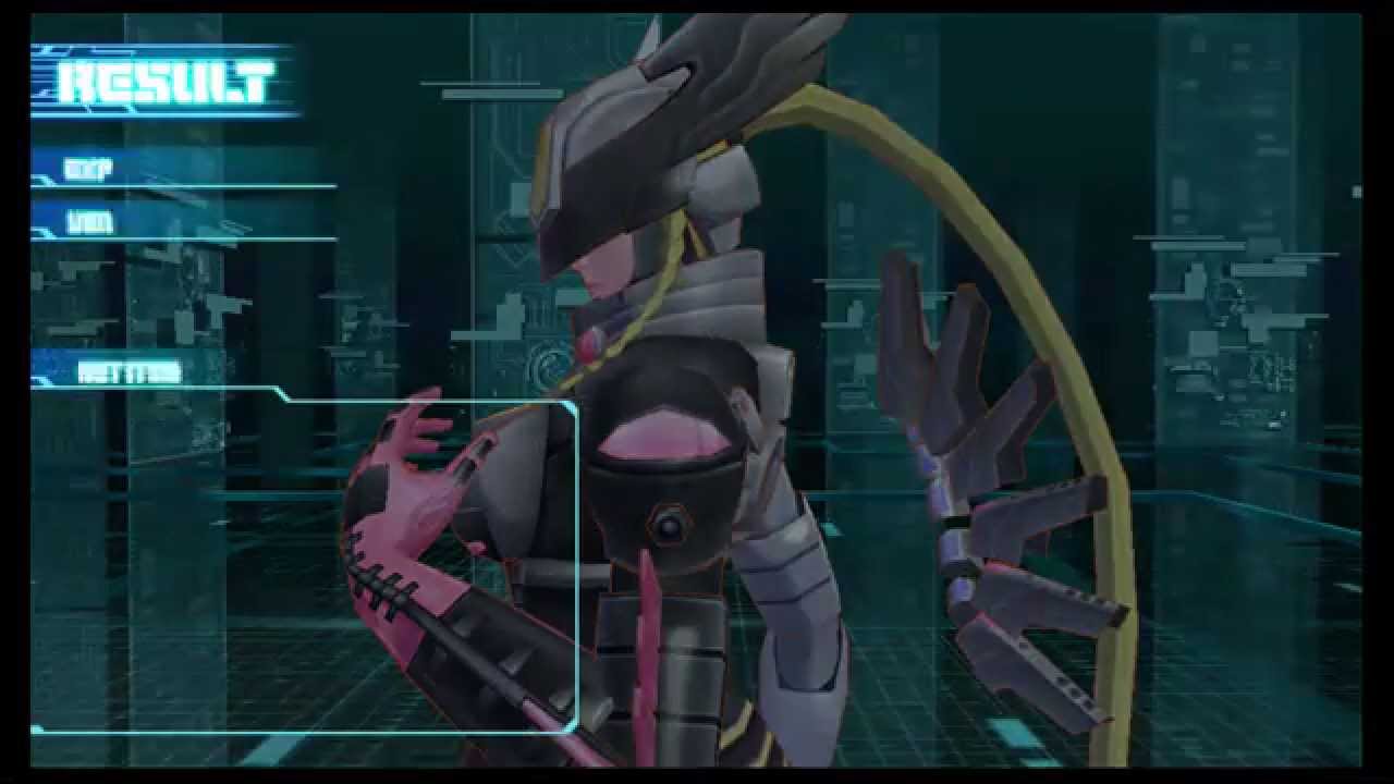 Digimon Story: Cyber Sleuth - Mastemon (special attack + victory pose)