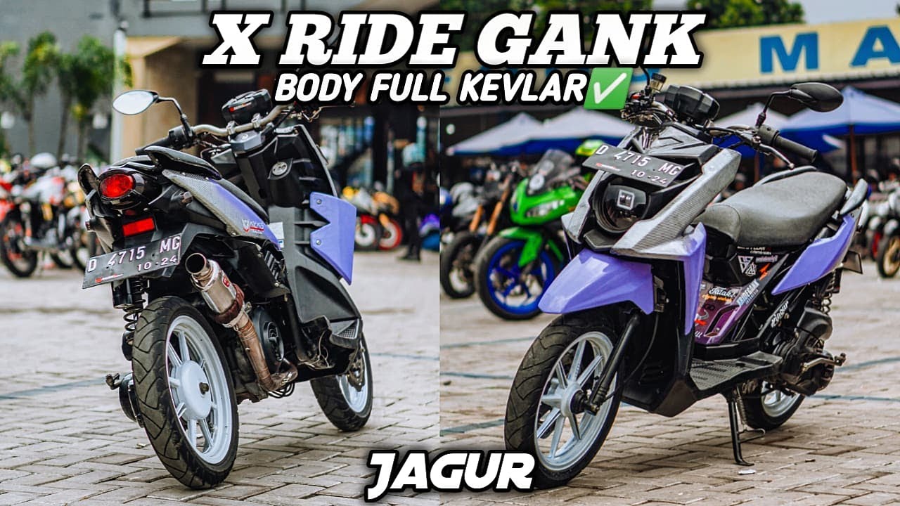 REVIEW MODIFIKASI X RIDE 150 CC BODY FULL KEVLAR!! SUDAH GANTENG KENCANG PULA!!!!