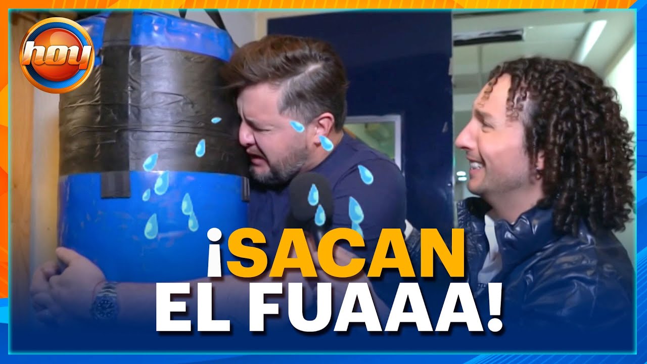 ¡A sacar el estrés! Karime, Paul y Gali se desquitan pegándole al costal de box | Programa Hoy