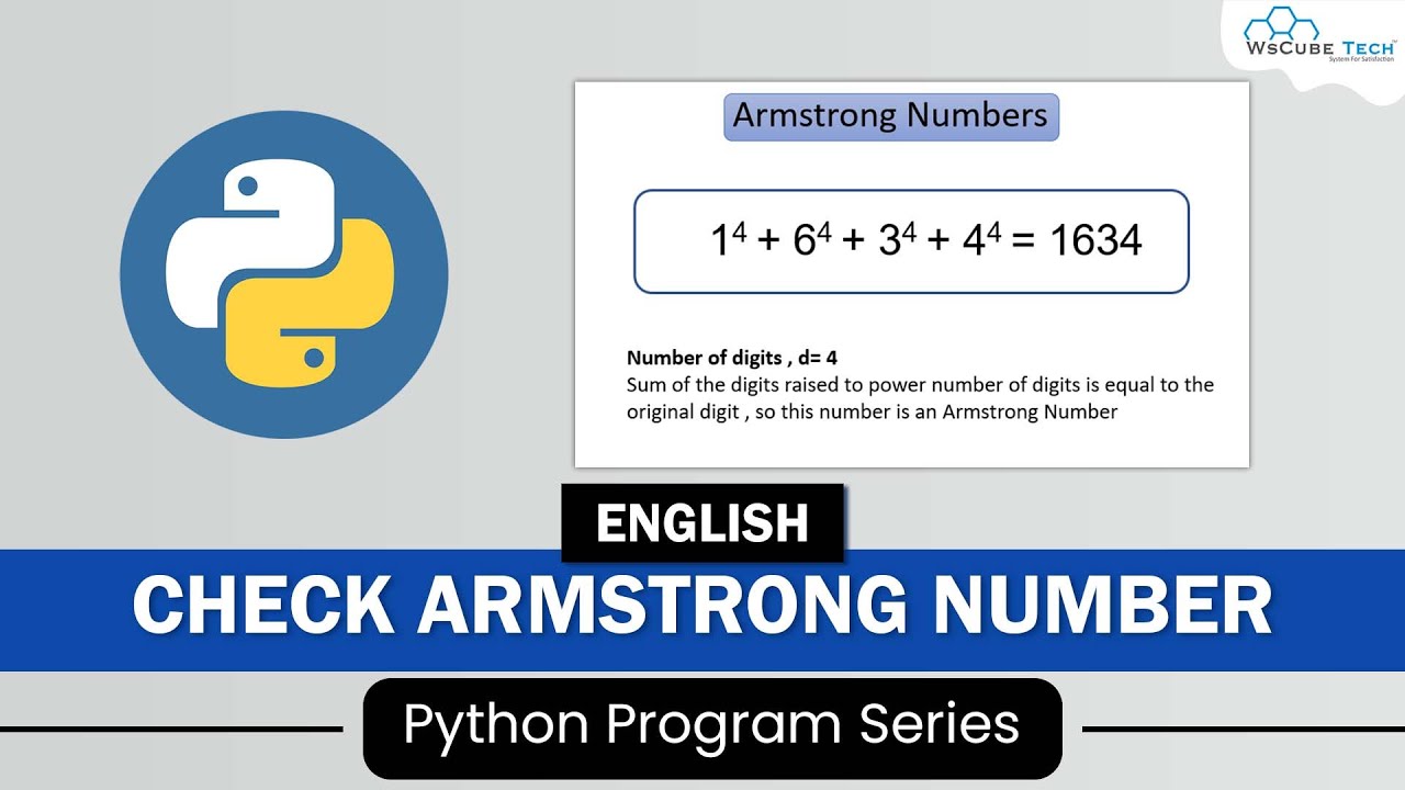 Python Program to Check If the Number is Armstrong or Not?