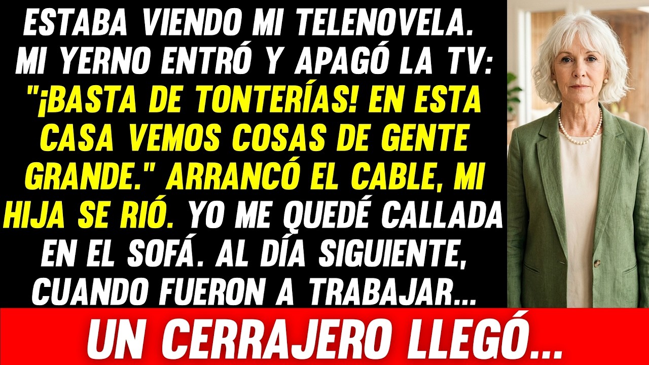 Estaba Viendo Mi Novela, Mi Yerno Apagó La TV: 