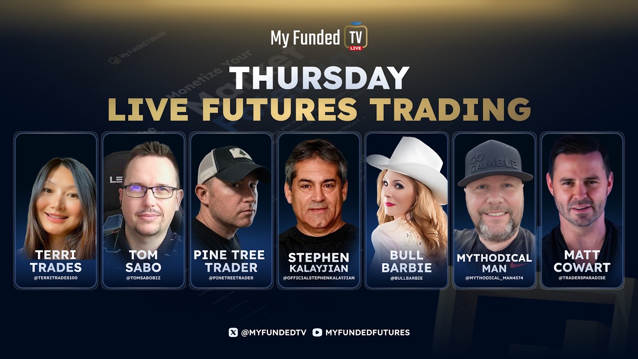 Thursday: Live Futures Trading & Market Talk | MyFundedTV 03/12/26