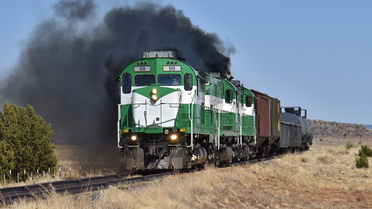 Chasing Classic ALCO Locomotives on The Apache Railway!
