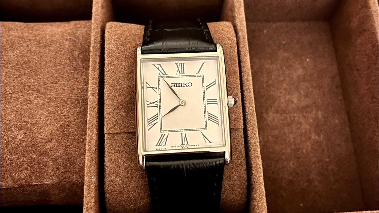 Seiko Tank Review: A Great Cartier Tank Alternative