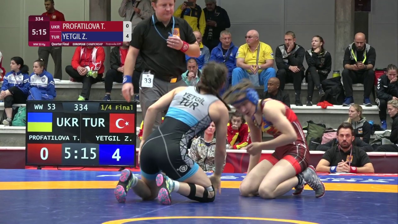 1/4 WW - 53 kg: T. PROFATILOVA (UKR) v. Z. YETGIL (TUR)