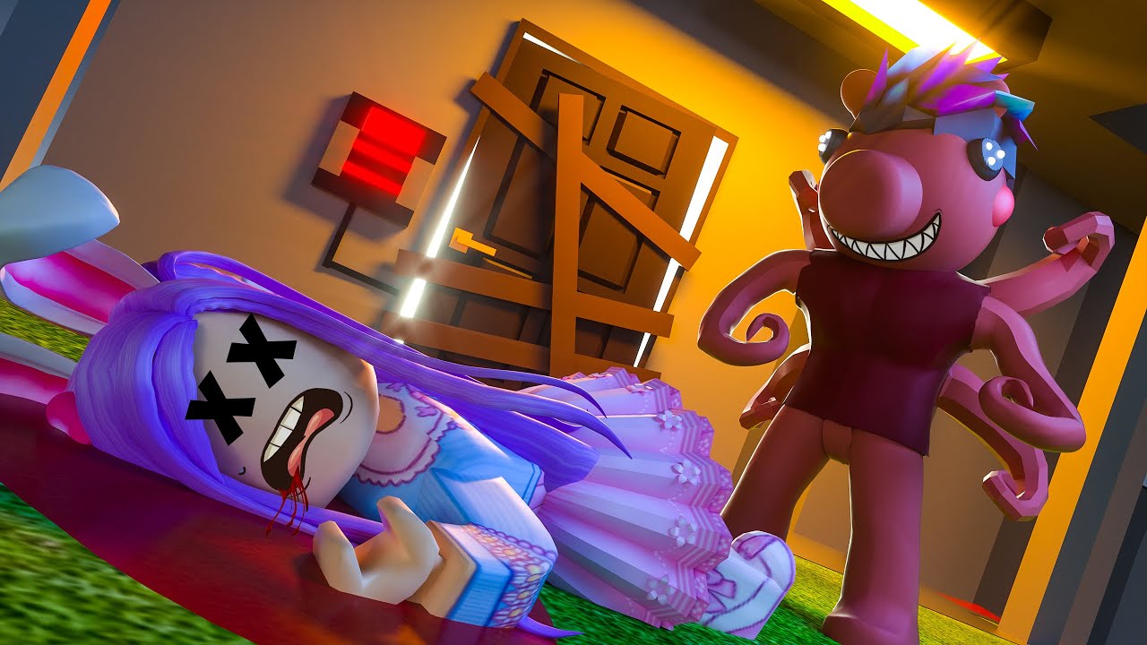 PINK NO ME VE CON MI NUEVA SKIN XDDD - ROBLOX PIGGY MEMORY