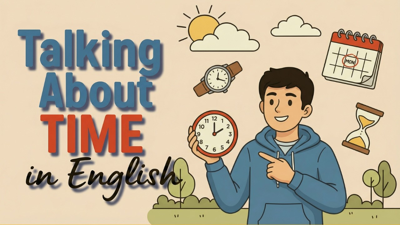 Talking About Time in English | Easy English Podcast