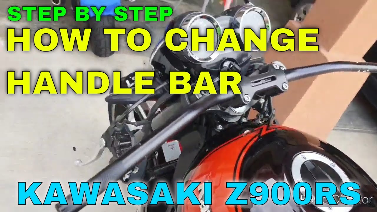 HOW TO CHANGE HANDLE BAR ON Z900RS