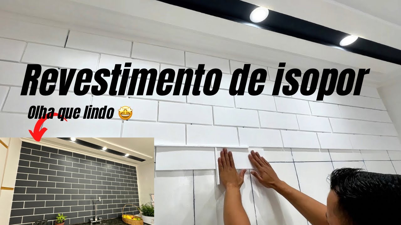 Elegância Leve: Revestimento de Isopor na Cozinha