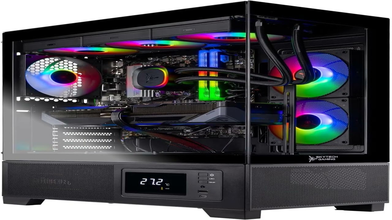 Обзор: Настольный ПК Skytech Gaming Azure 3 Plus, Ryzen 7 7800X3D 4,2 ГГц (5 ГГц), RTX 5070 Ti 16 ГБ
