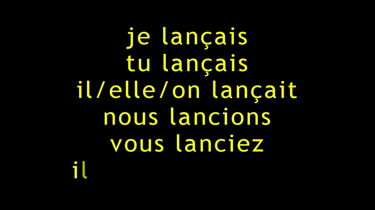 Conjugaison du verbe 