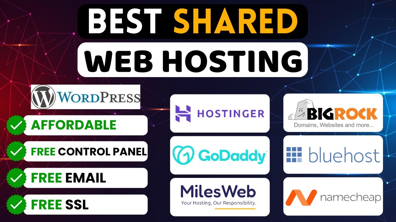 Best Web Hosting in India | Affordable Shared Web Hosting for WordPress, Blogs, eCommerce