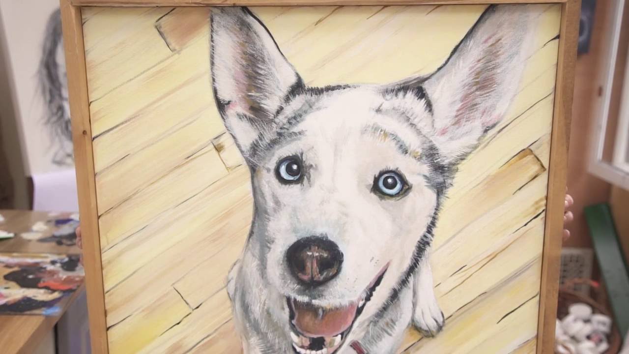 Carolyn Harris Painting Fur Babies