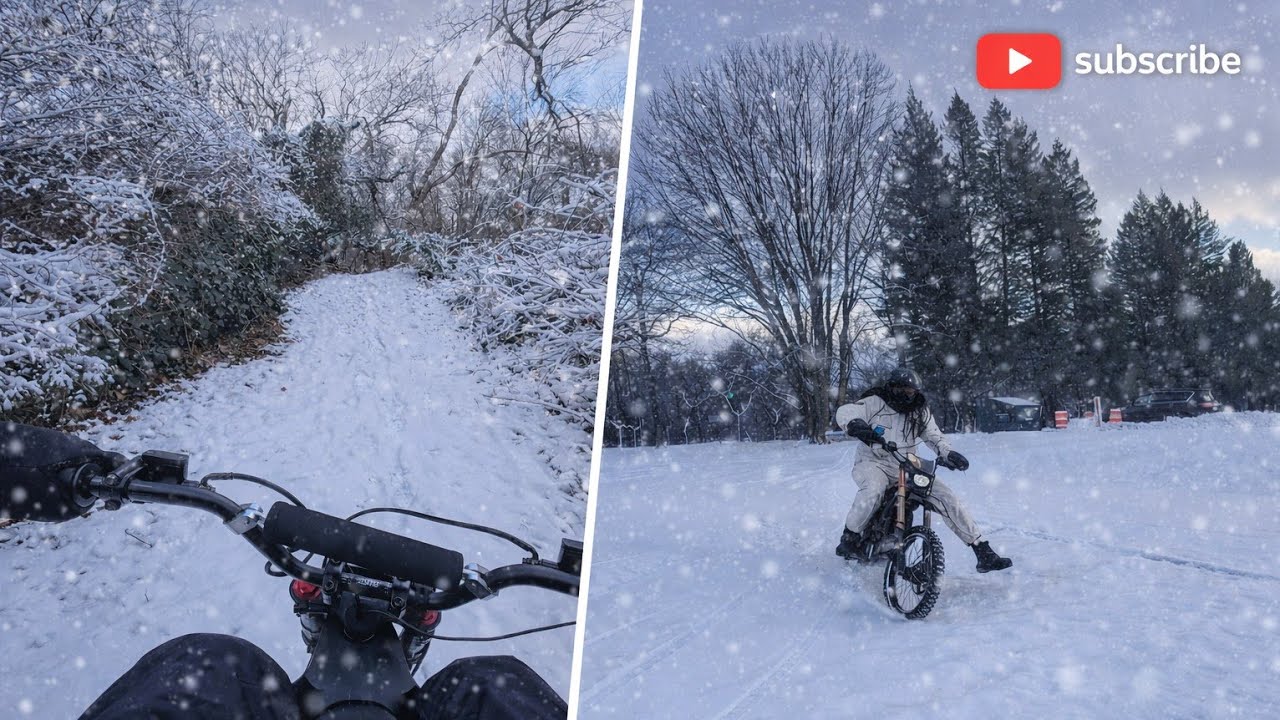 TUTTIO & SURRON ULTRA BEE⚡ WINTER SNOW SESSION❄️