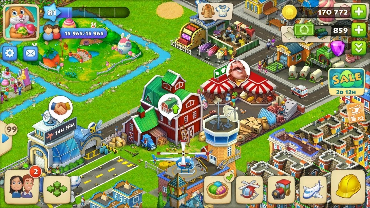 TOWNSHIP GAMEPLAY LEVEL 81 BARN UPGRADE