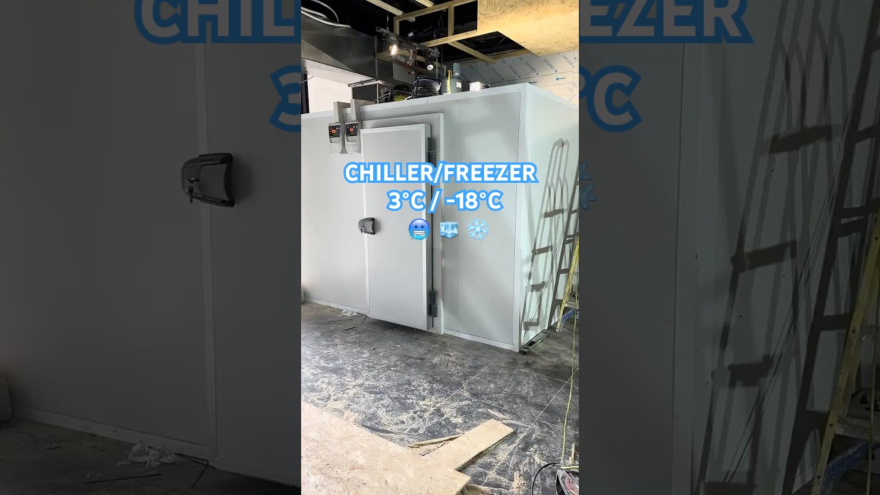 POv double coldroom chiller and Freezer walk-in -18&deg;c + 3&deg;C