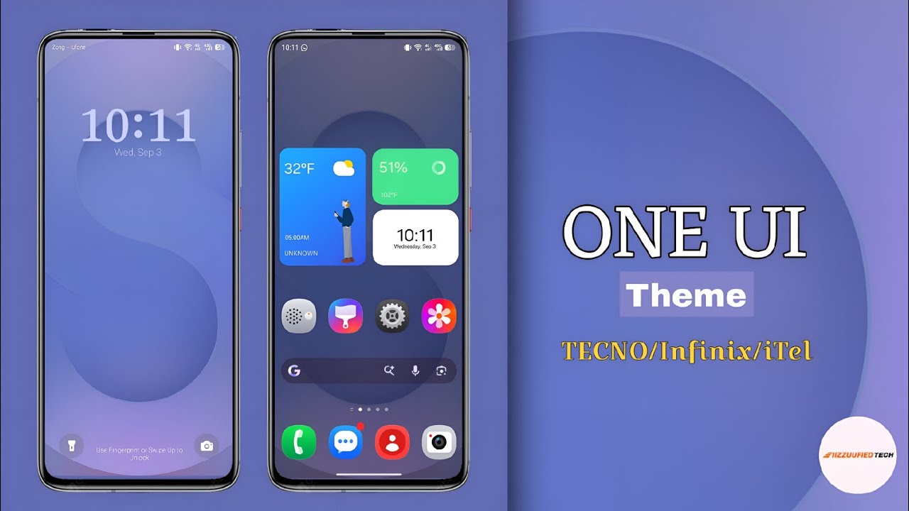 One ui Theme for Tecno and Infinix devices | One ui 7 icons | Clean and fresh theme 