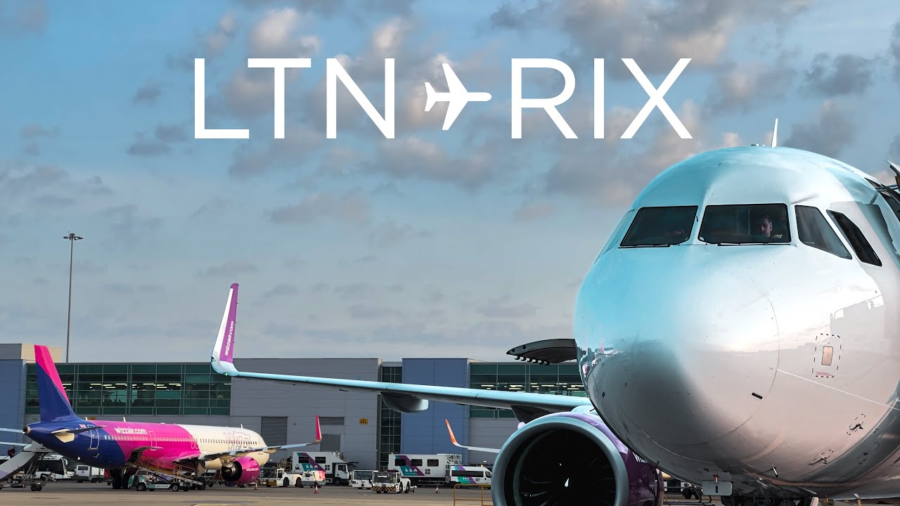 TRIP REPORT: @WizzAir Airbus A321-271NX | Luton - Riga
